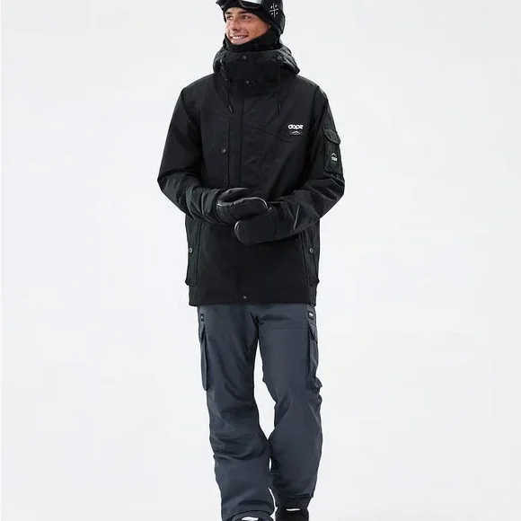 NWT Dope Iconic Snowboard Pants Men Metal Blue